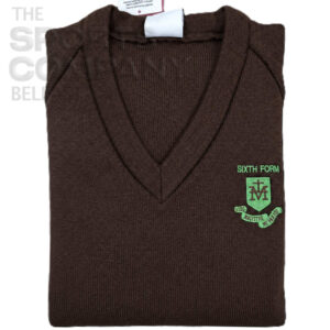 St. Louise's College Pullover 6th Form - Green Crest