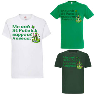 Me and St Patrick Support Arsenal