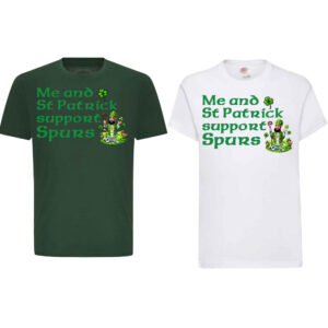 Me and St Patrick Support Spurs