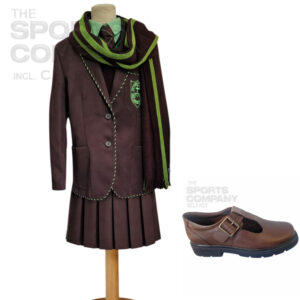 St Louise's Complete Jr Girls Bundle, Uniform & Shoes - Box Pleat Skirts