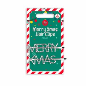 Merry Xmas Hair Slides