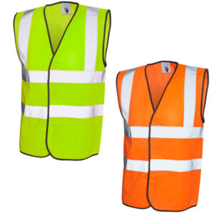 Hi Vis Safety Waistcoat - Uneek