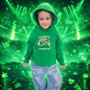 KPop Huntr/x St Patrick’s Day Kids Hoodie - Original Exclusive Design