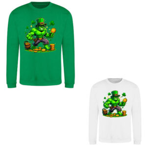 Hulk St Patrick's Day Kids Sweatshirt