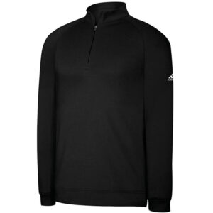 Adidas Men's Zip Neck Sweater - Black
