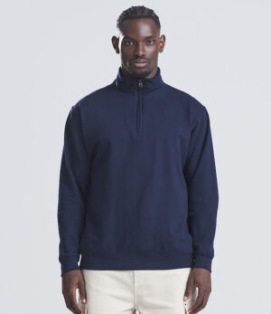 AWDis Sophomore 1/4 Zip Cotton Sweatshirt - Adults Sizes Only