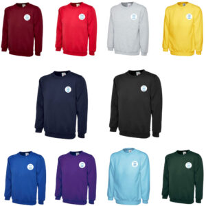 Uneek Classic Cotton Sweatshirt - Adults & Kids Sizes
