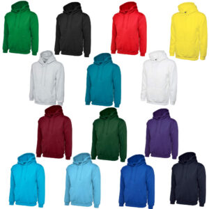 Uneek Cotton Classic Hoodie - Adults & Kids Sizes